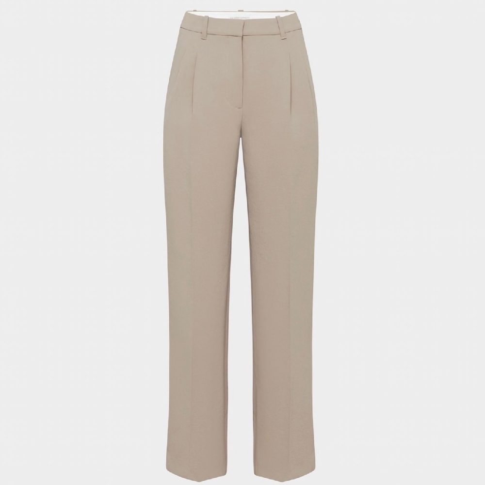 Aritzia Effortless Pant Light Beige Trousers